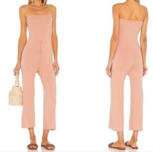 Lovers And Friends Lola Wide Leg Pink Jumpsuit